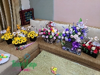 Lẵng hoa sáp