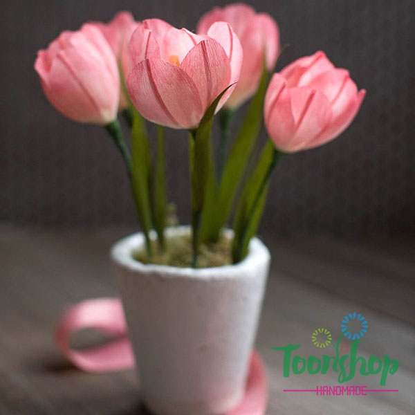 Top 8 Cách làm hoa tulip bằng giấy đẹp dễ thương chi tiết nhất