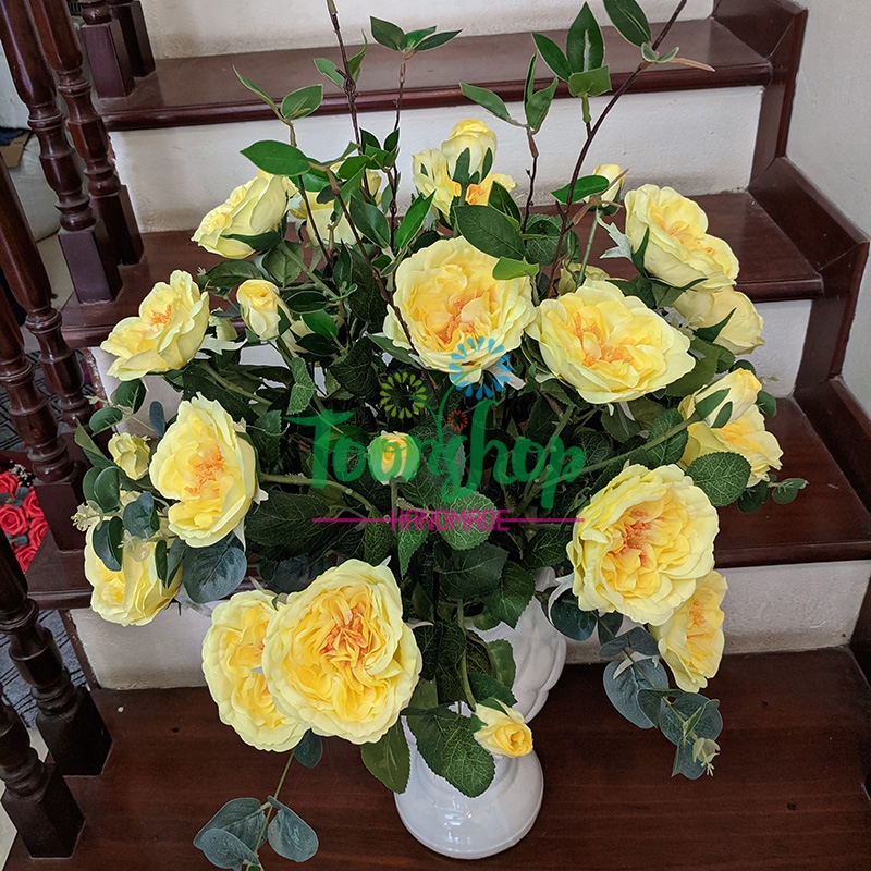 Bình hoa hồng David Sunshine