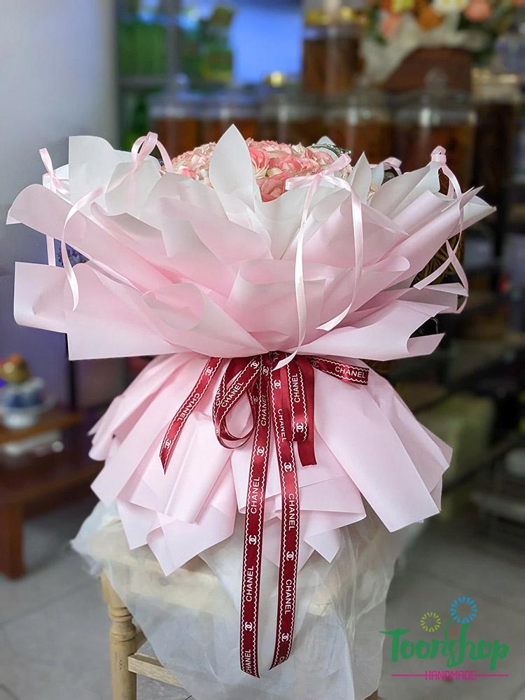 Bó hoa hồng sáp công chúa the princess mẫu số 1