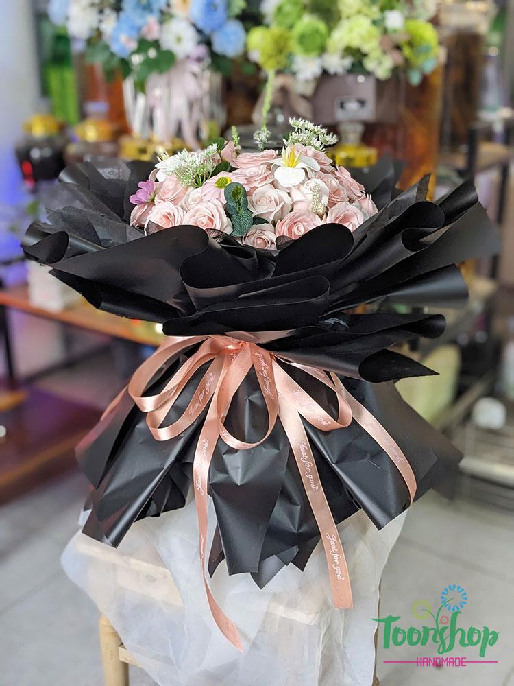 Bó hoa hồng sáp công chúa the princess mẫu số 3