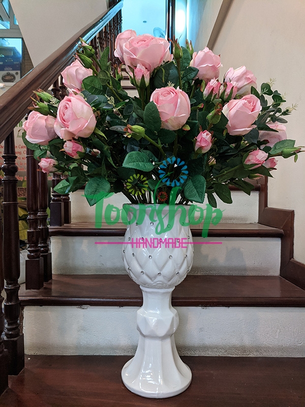 Chậu hoa hồng Như Ý 01