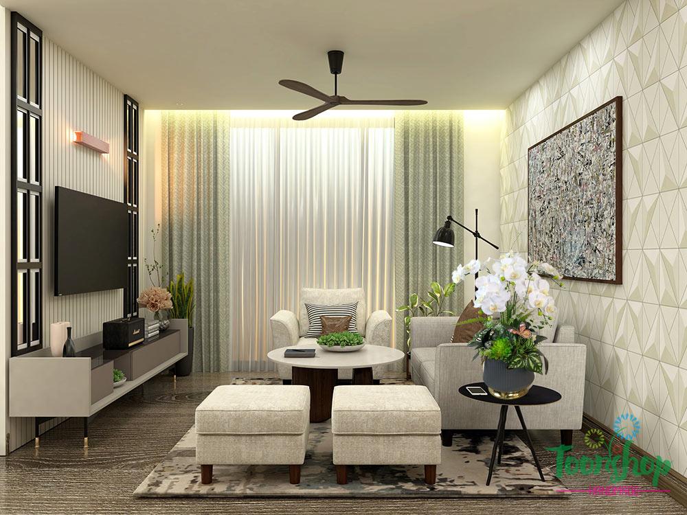 Lan hồ điệp trắng tạo nên điểm nhấn ấn tượng