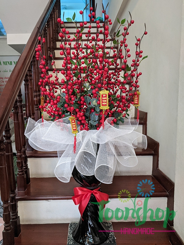  Bình đào đong đỏ cung hỷ phát tài 01