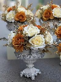 bình hoa hồng kim tuyến