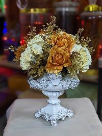 bình hoa hồng kim tuyến