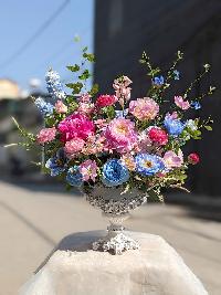 Bình hoa lụa đẹp trang trí phòng khách