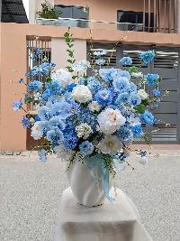 Bình hoa to đẹp trang trí phòng khách, sảnh khách sạn