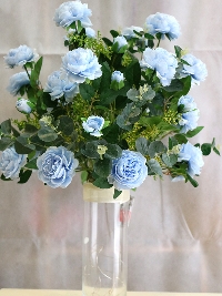 Bình hồng lụa Ánh Dương Xanh 01