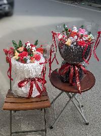 Bó hoa chúc mừng noel