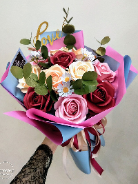 Bó hoa hồng giấy Yêu Trọn Đời