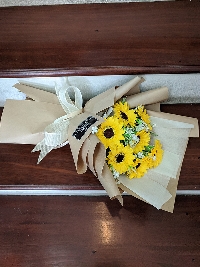 Bó hướng dương sáp 7 bông 03