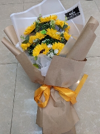 Bó Hướng Dương sáp 9 bông 04