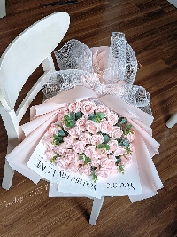 Bó hoa hồng sáp thơm cao cấp Pink Love