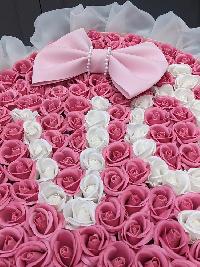 Bó hoa hình trái tim 400 bông