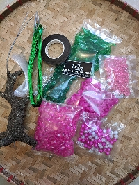 Set đào đá nhỏ 100 bông không chậu 03