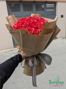 Bó hoa hồng sáp đỏ 40 bông 