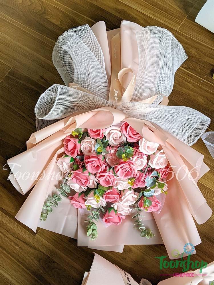 Bó hoa hồng sáp thơm cao cấp Sweet Love