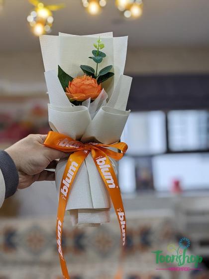 Bó hoa hồng lụa 1bông