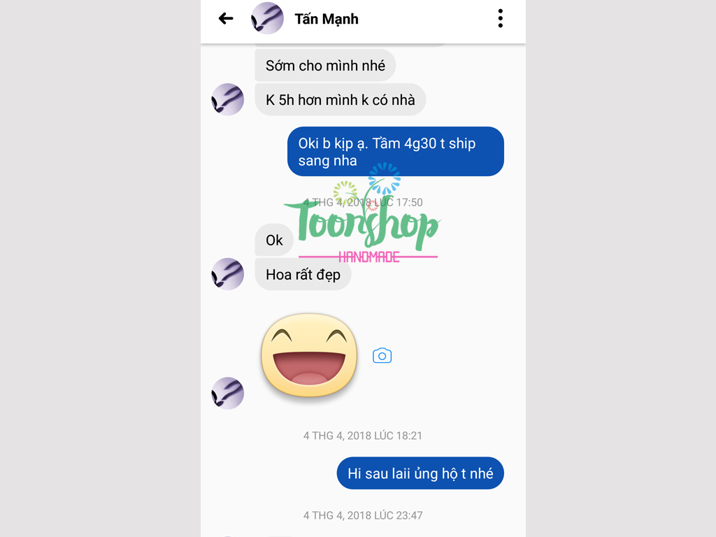 Khách khen hoa của ToonShop rất đẹp Khách khen hoa của ToonShop rất đẹp